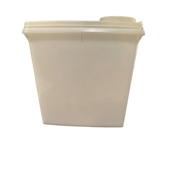 Tupperware 469-15 Clear Cereal Keeper Storage Container w/471-4 Flip Lid Vintage - Picture 1 of 5